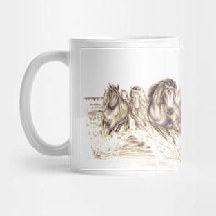 Wild Horses on the Beach Mug